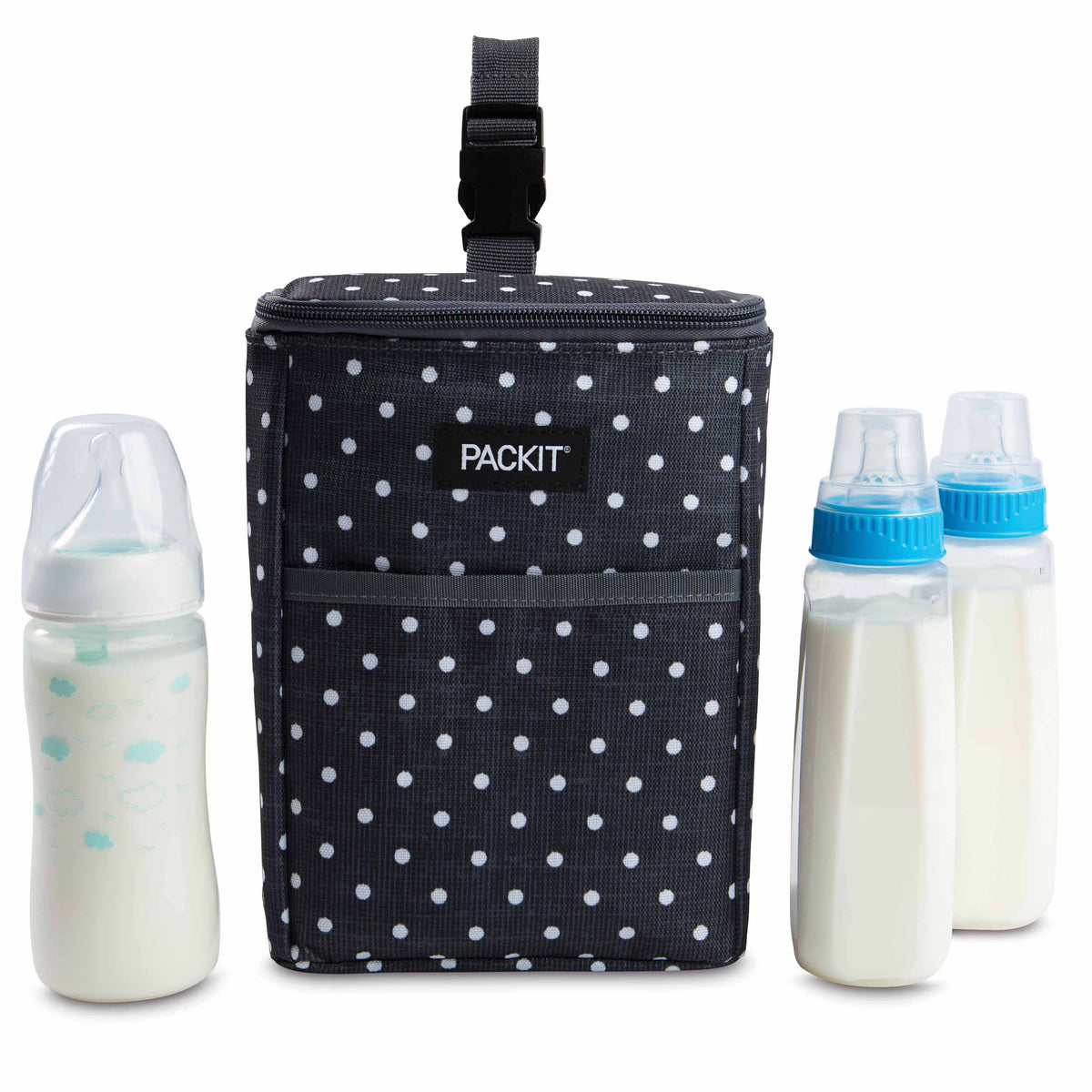 freezable-double-baby-bottle-bag-p8 2023_Double-Bottle-Bag_Polka-Dots_Front_Food-Combo_3-Bottles_Lores.jpg