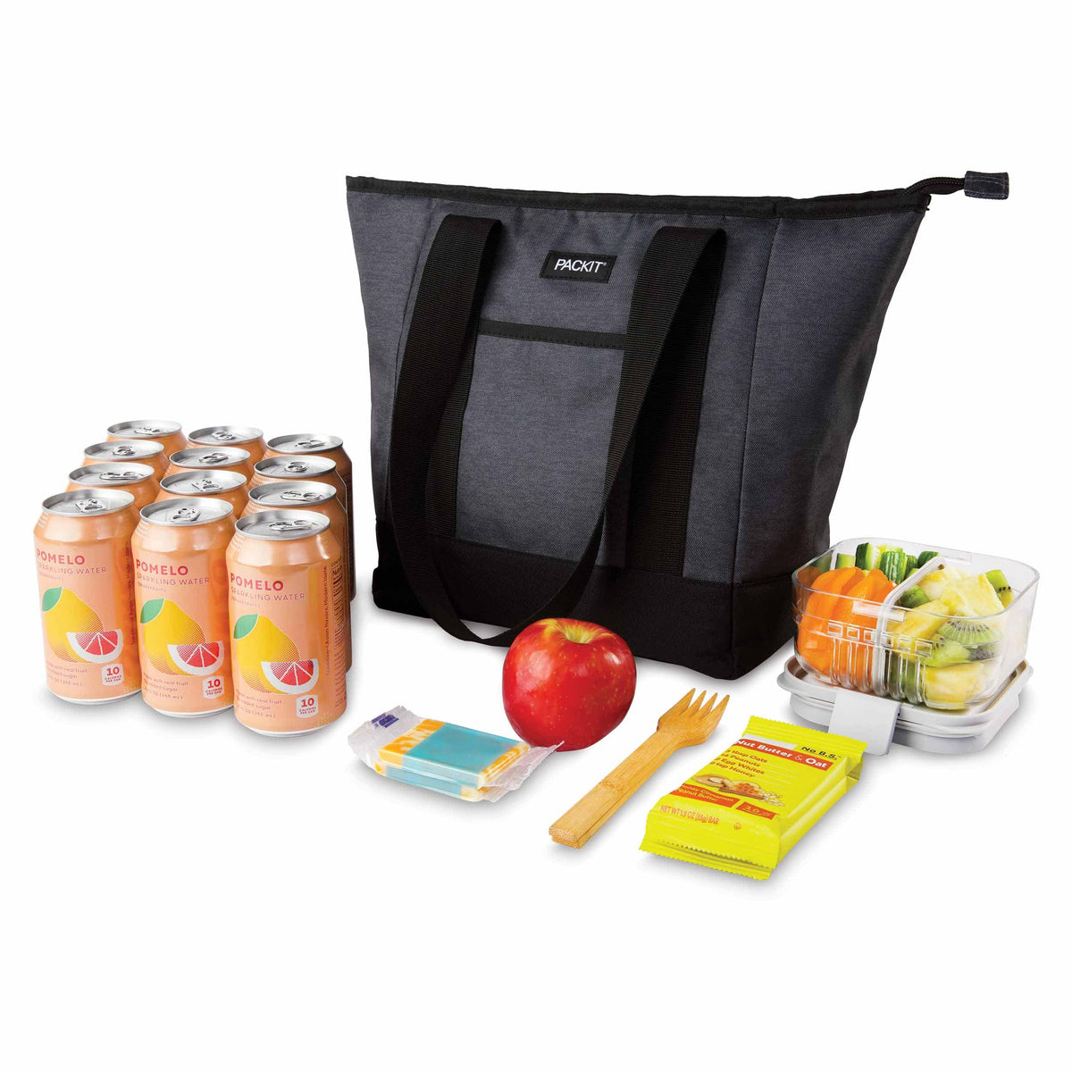 freezable-12-can-tote-cooler-l0 freezable-12-can-tote-cooler-city-charcoal-food-combo.jpg