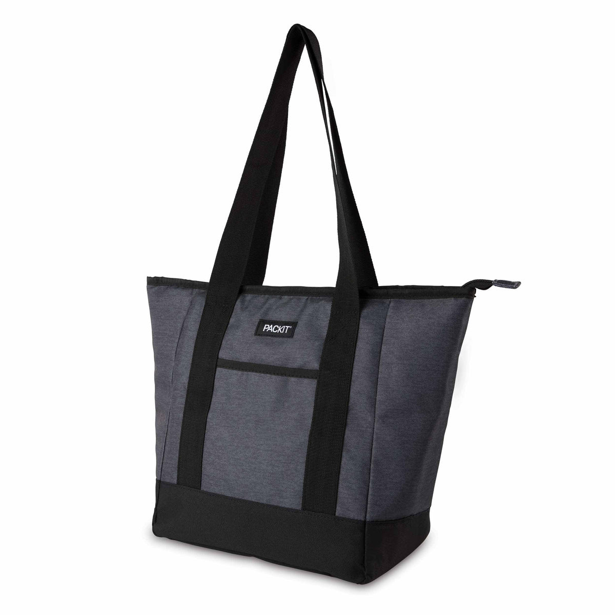 freezable-12-can-tote-cooler-l0 freezable-12-can-tote-cooler-city-charcoal-left-angled.jpg