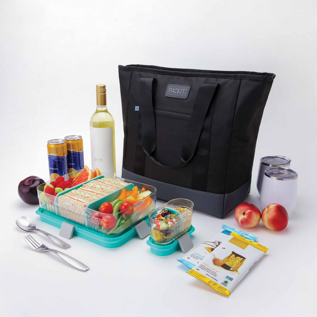 freezable-carry-tote-j7 freezable-carry-tote-black-gray-food-combo-angled.jpg