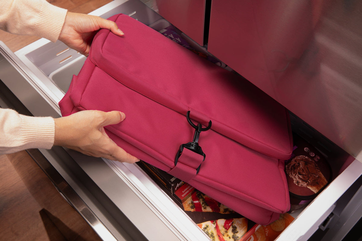 freezable-market-tote-h0 freezable-market-tote-magenta-lifestyle-freezer.jpg