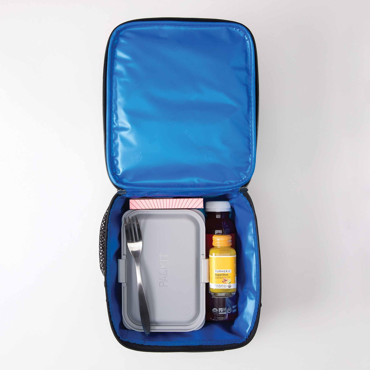 freezable-upright-lunch-box-o4 freezable-upright-lunch-box-black-gray-top-view-with-food.jpg